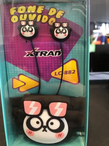 Fone de Ouvido Panda Xtrad - Novo