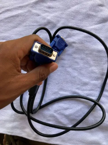 Cabo VGA Original - Ideal para Monitor, PC e Projetor<br>