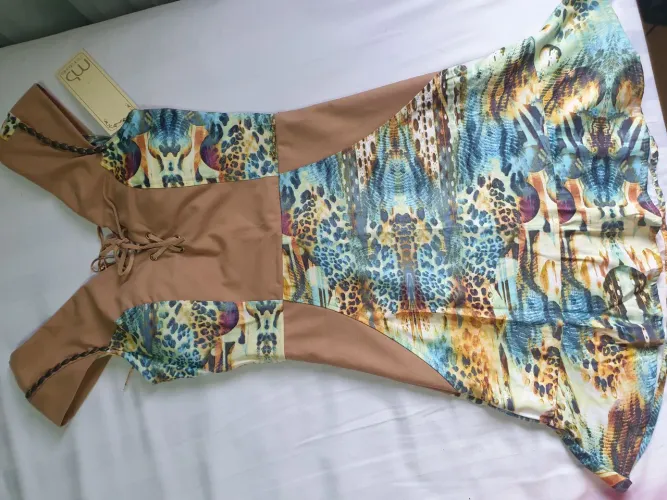 Vestido novo Animal Print Tamanho P (veste um 36)