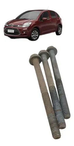 Kit Parafuso Fixação Compresor Ar Citroen C3 1.2 2018