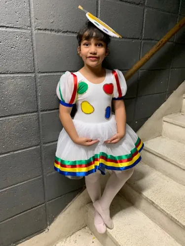 Roupa de ballet Menina Nova