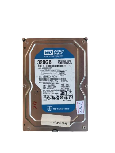 winchester hd western digital 320gb wd3200aajs a77