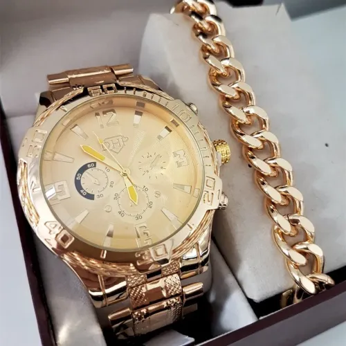 Kit Relógio Masculino Original e a Prova D?água +Pulseira +Caixa