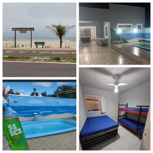 Casa com piscina em matinhos