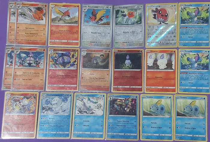 Deck talonflame cartas originais de pokémon