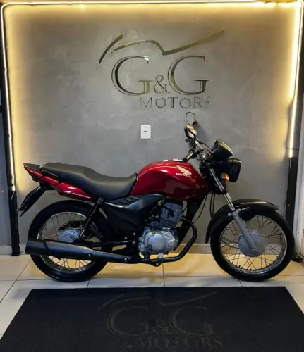 Honda Cg 150 Fan Mix 2013 Vermelha  Com 103 Mil Km