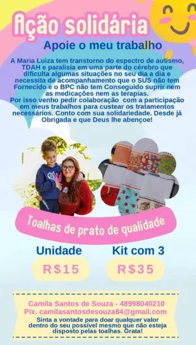 Ação social em prol ao tratamento da Maria Luiza 