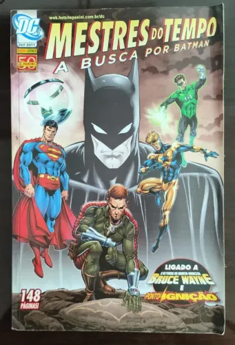HQ Mestres do Tempo (DC Comics) - A Busca Por Batman (Panini Comics)