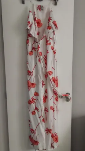 Vestido de Viscose transpassado 