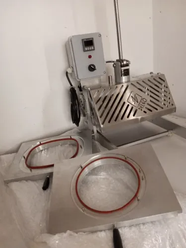 Seladora de alimentos, (marmitas)embalagens Delpak, vai com 02 gabaritos (redondo e oval)