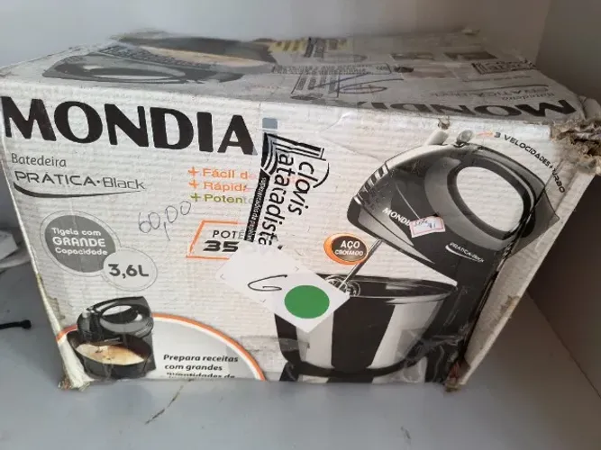 Batedeira Pratica Red Mondial 350w 110v Preta
