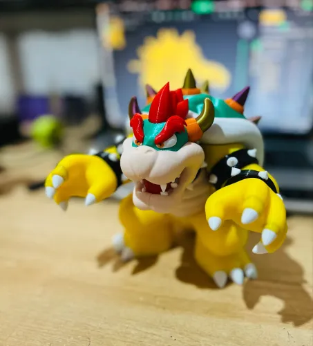 Bowser super mario bros em 3D