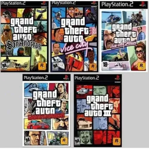 Coleção jogos Playstation 2 ps1 cd 5 cada