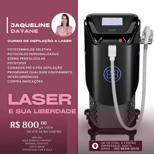 Curso de depilação a laser