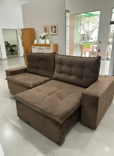 Sofá londres retratil e reclinavel no estoque 