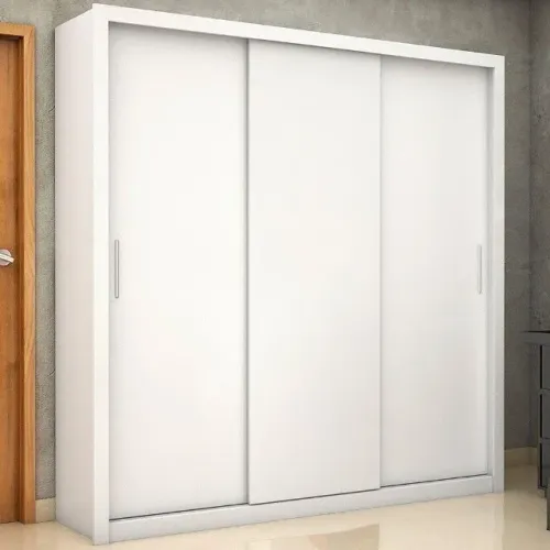 Guarda Roupa Bahia Plus com 4 Gavetas Cor Branco Direto da Fábrica