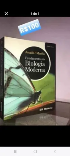 Livro de Biologia. FUNDAMENTOS DA BIOLOGIA MODERNA.