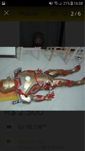 Fantasia Iron Man mk 42