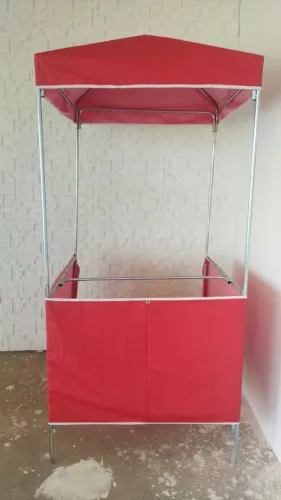 Linda Barraca vermelha 1metro largura um.metro altura  nova 
