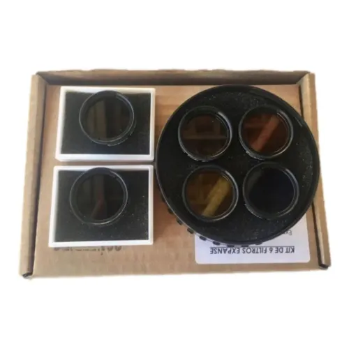 Kit filtros coloridos para telescópio  