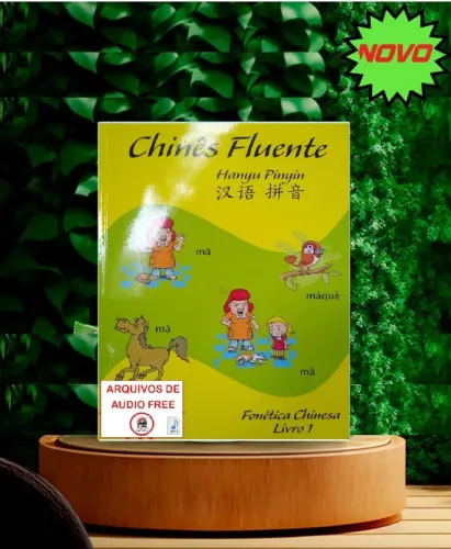 Livro Idioma Chines Fluente Fonetica Chinesa Hanyu Pinyin MP3 arquivo 