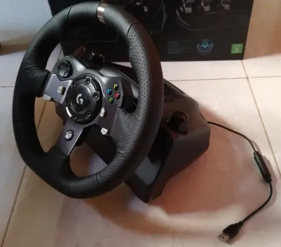 Volante logitech G920 + pedal + cambio 6 marchas
