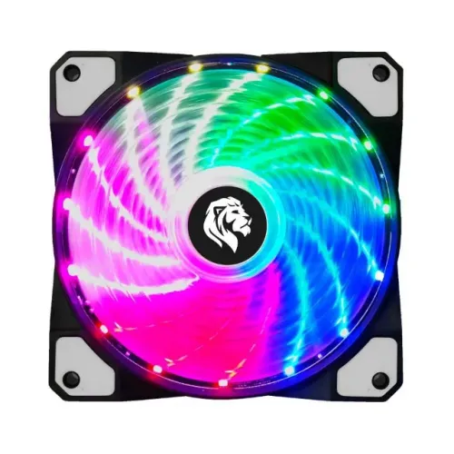 Cooler Fan 120mm Hayom FC1302 Led Rgb *Molex - WZetta