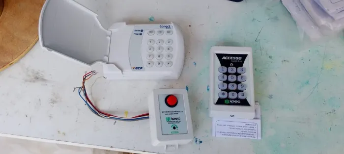 Teclado controle de acesso - kit 3 peças