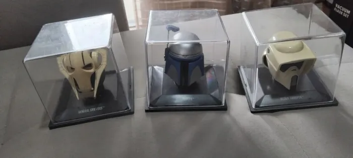 Lote de 03 capacetes Star Wars planeta deagostini