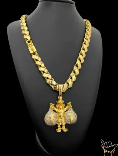 Corrente friso S Moeda antiga