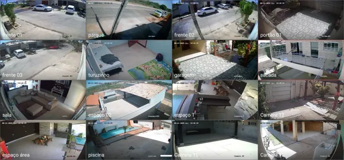 Sistema de câmera completo já instalado
