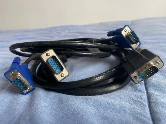 Cabo Vga X Vga Rgb D-sub Com Filtro 1,5 Metros Blindado