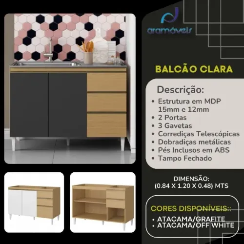 Balcão Clara Novo