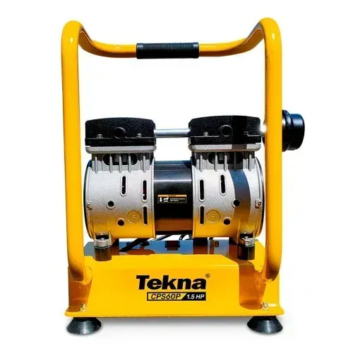 Compressor de ar direto 5,3 pés 1,5 hp isento de óleo - CPS60P 220V-Tekna