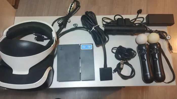 Óculos Vr1 ps4 com caixa manual e 2 move