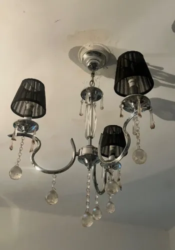 Lustre pendente 3 lâmpadas