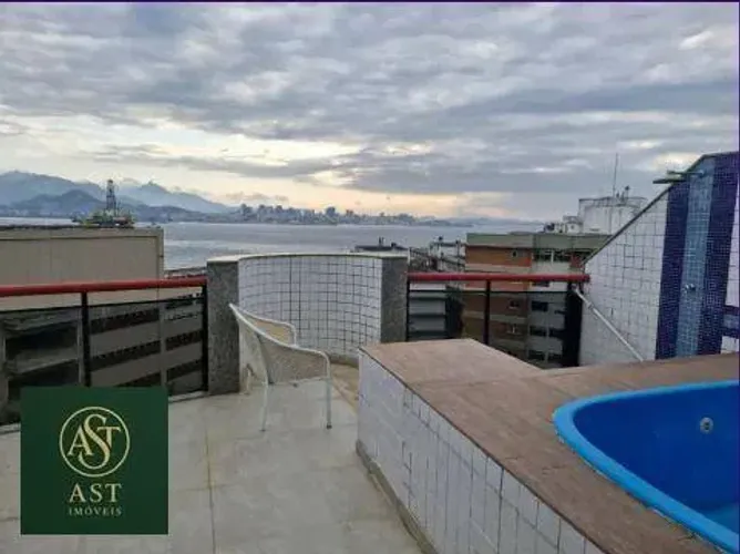 AST IMÓVEIS VENDE cobertura duplex com 1 dormitório , 102 m² por R$ 1.200.000 - Boa Viagem