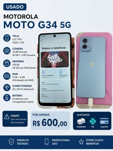 Celular MOTO G34 5G