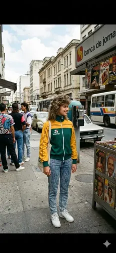 Agasalho Brasil Topper anos 80