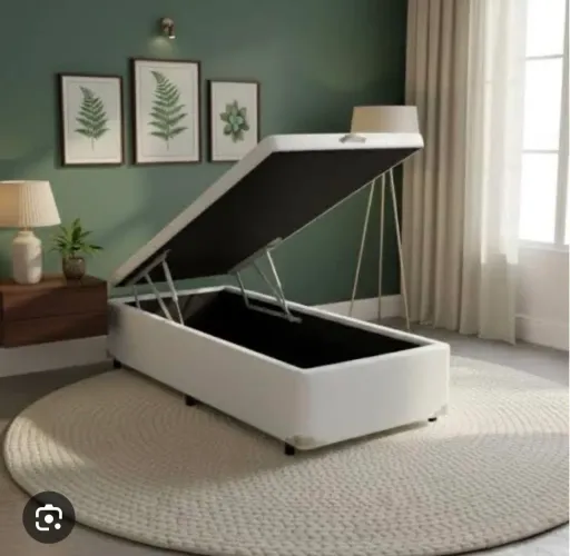 Cama Box baú solteiro