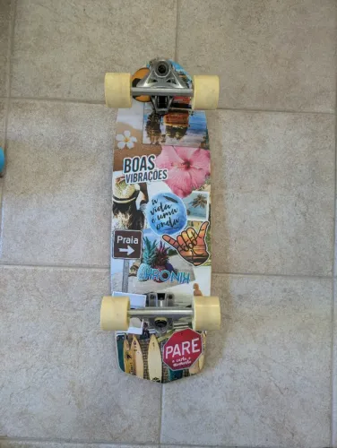 Longboard completo + Skate - perfeito para iniciantes!