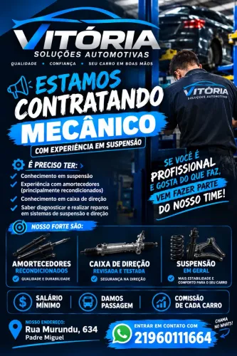 PRECISO DE MECÂNICO 