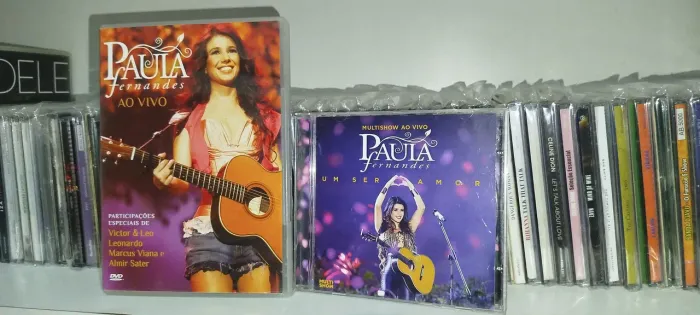 Cd e dvd Paula Fernandes 