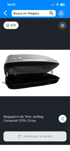 Bagageiro 370l NOVO