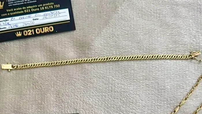 Pulseira 18k Grumet