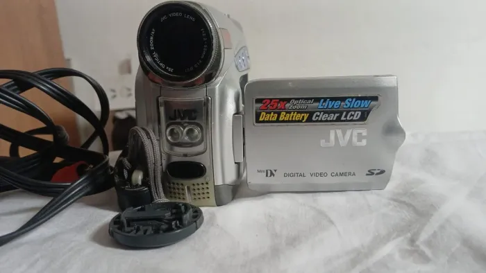 Firmadora jvc mini DV .controle + cabos