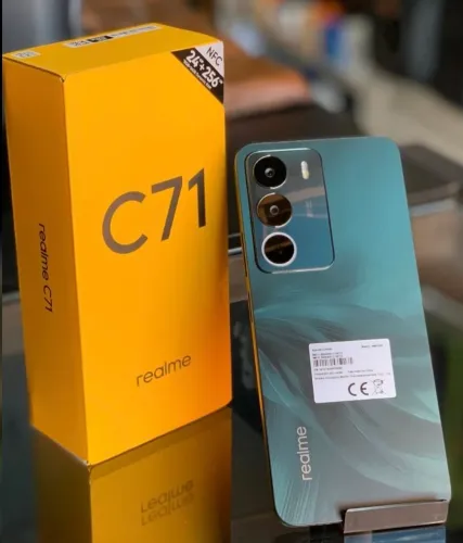 Smartphone Novo C71 - Realme - NFC 128/4 Verde (4G) Toop + Brindes