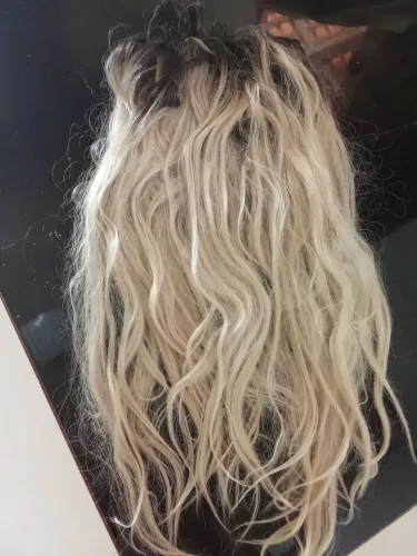 Cabelo humanizado 75 cm loiro 