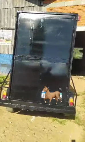 Reboque para 2 cavalo 