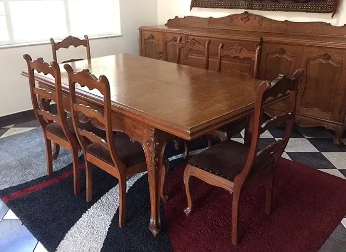 Mesa de jantar extensível